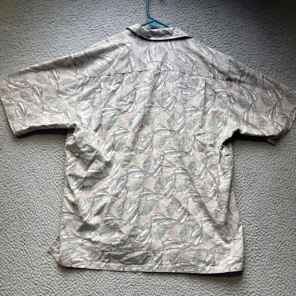 ONO Hawaiian Shirt Mens XL Aloha Camp Tropical Button Up Short Sleeve - Picture 4 of 15